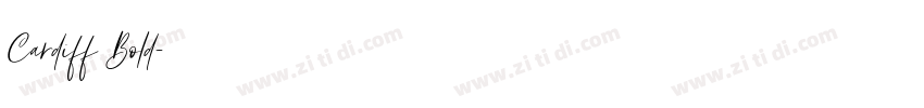 Cardiff Bold字体转换